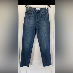 Aritzia Denim Forum the Arlo Hi-Rise Straight Jean